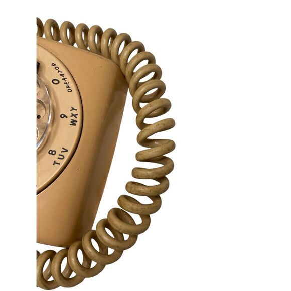 Stromberg Carlson Beige Rotary Dial Landline Telephone Vintage SC63 USA Phone - Picture 9 of 14